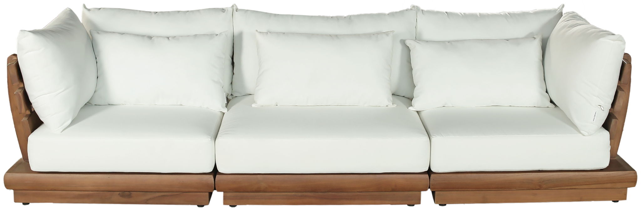 Mirella - 3 Piece Water Resistant Fabric Upholstered Outdoor Patio Modular Sofa - Simple Home Plus