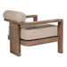 Relic - Outdoor Patio Chair - Weathered Eucalyptus / Taupe - Simple Home Plus