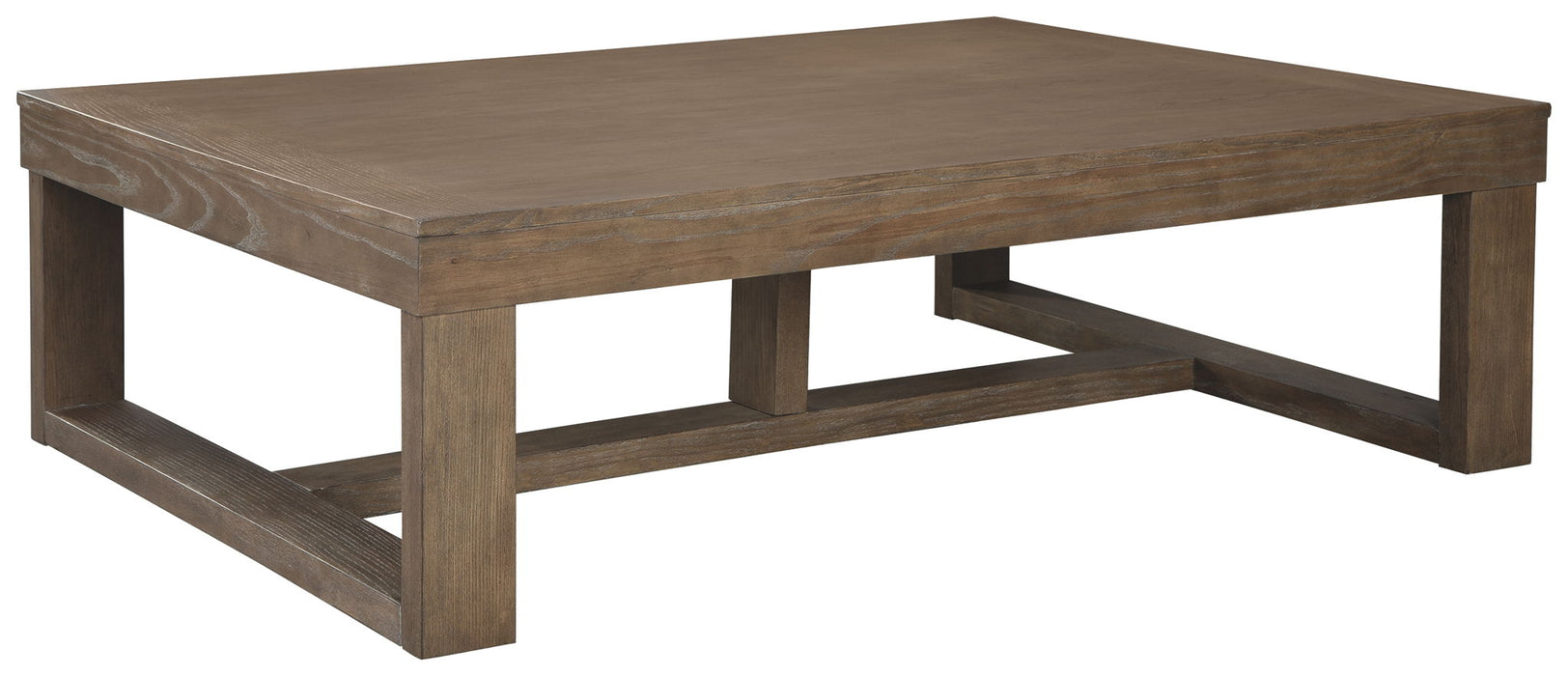 Cariton - Gray - Rectangular Cocktail Table - Simple Home Plus