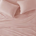 Blend Jersey Knit - 4 Piece Queen All Season Sheet Set - Blush - Simple Home Plus
