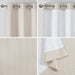 Galen - Basketweave Room Darkening Window Panel Pair - Ivory - Simple Home Plus