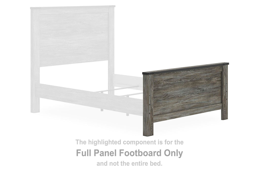 Frandern - Full Panel Footboard - Gray - Simple Home Plus