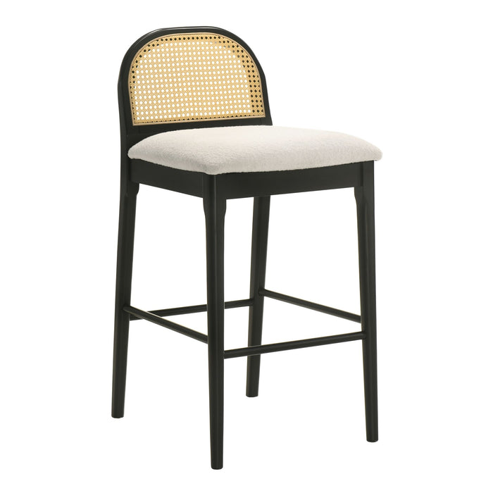 Lucio - Modern Farmhouse Wood Bar Height Kitchen Bar Stool - Simple Home Plus