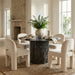 Celine - Velvet Performance Fabric Upholstered Dining Chair (Set of 2) - Simple Home Plus