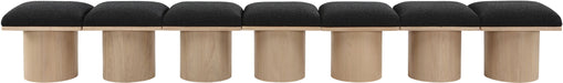 Pavilion - 7 Piece Modular Bench With Natural Base - Simple Home Plus