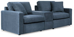 Modmax - Ink - 3-Piece Sectional Sofa With Storage Console - Fabric - Simple Home Plus