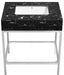 Marmo - Engineered Marble Bathroom Vanity With Chrome Base - Simple Home Plus