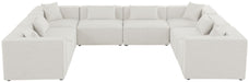 Cube - Linen 8 Piece Modular Sectional - Simple Home Plus