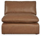 Emilia - Armless Chair - Caramel - Simple Home Plus