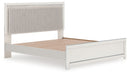 Zuraleus - Upholstered Panel Platform Bed With Roll Slats - Simple Home Plus