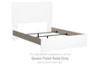 Stelsie - Queen Panel Rails - White - Simple Home Plus