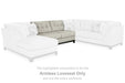 Maxon Place - Armless Loveseat - Stone - Simple Home Plus