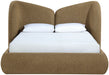 Elowen - Chenille Fabric Upholstered Bed - Simple Home Plus