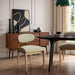 Riccio - Faux Leather Dining Side Chair (Set of 2) - Natural Frame - Simple Home Plus