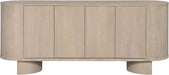 Caldra - Oak Veneer And Solid Wood Sideboard / Buffet - Simple Home Plus