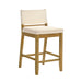 Yaneli - Contemporary Natural Wood Counter Height Kitchen Bar Stool - Simple Home Plus