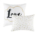 Raina - Metallic Printed Comforter Set - Ivory / Gold - Simple Home Plus