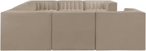Rummi - Velvet Performance Fabric Upholstered Modular Sectional - Simple Home Plus