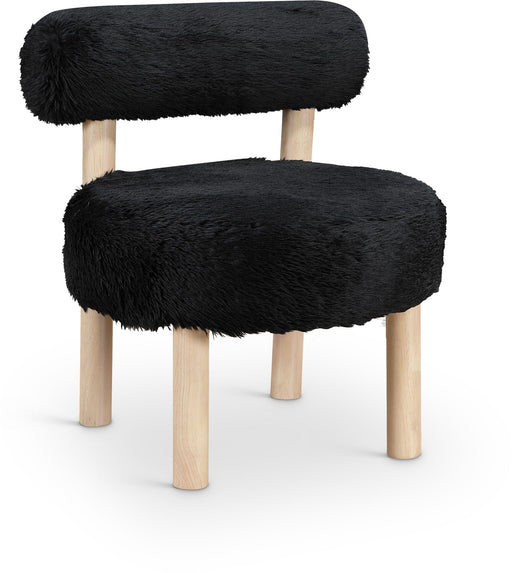 Ambre - Shearling Fabric Accent Chair - Simple Home Plus