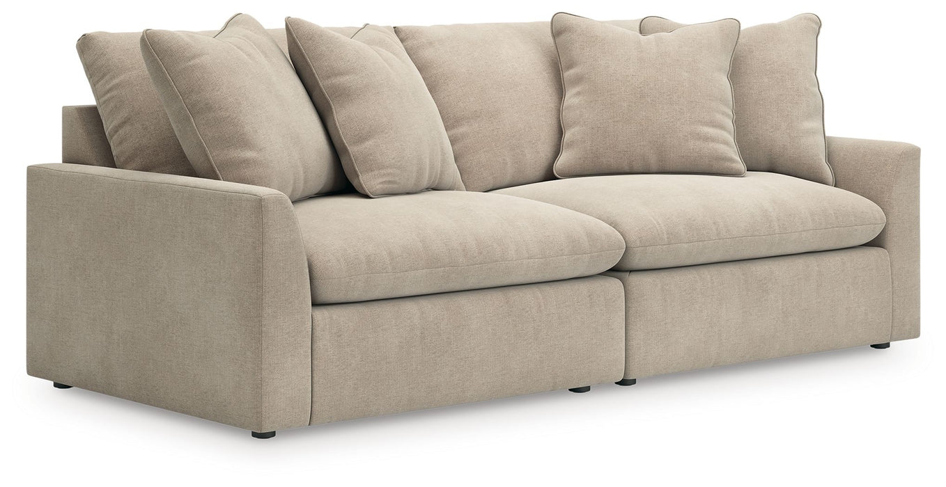 Whitehaven - 2-Piece Sectional Loveseat - Oatmeal - Simple Home Plus