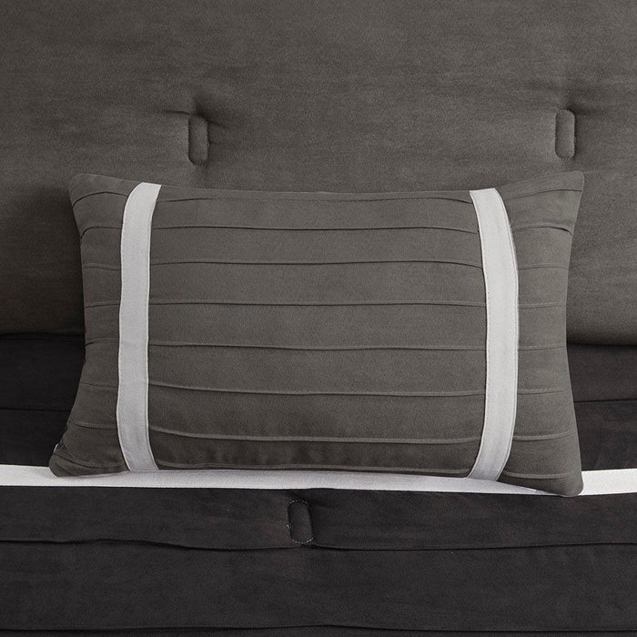 Palmer - Queen Piece Comforter (Set of 7) - Black