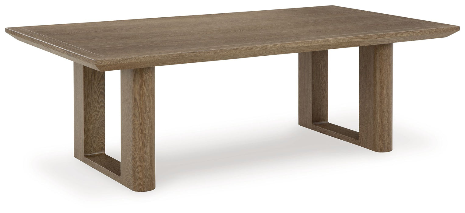 Serene Bay - Dark Brown - Rectangular Cocktail Table - Simple Home Plus