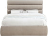 Adam - Chenille Fabric Bed With 52" Headboard - Simple Home Plus