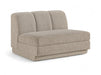 Modari - Fabric Upholstered Armless Chair - Simple Home Plus