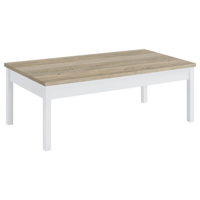 Stacie - 3 Piece Coffee Table Set - Distressed Pine - Simple Home Plus