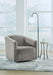 Bramner - Charcoal - Swivel Accent Chair - Simple Home Plus