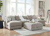 Aslan Court - Sectional With Ottoman Set - Simple Home Plus