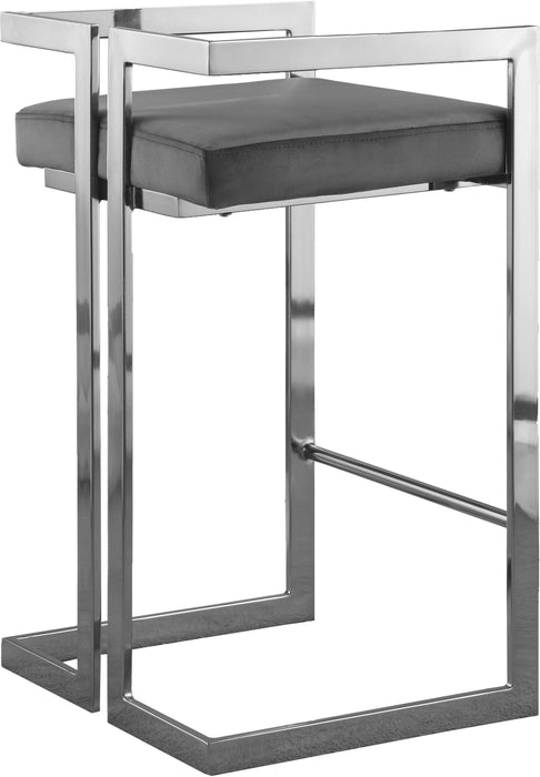 Ezra - Stool with Chrome Legs (Set of 2) - Simple Home Plus