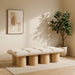Pavilion - 8 Piece Modular Bench With Natural Base - Simple Home Plus