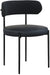 Beacon - Faux Leather Dining Chair With Black Legs (Set of 2) - Simple Home Plus