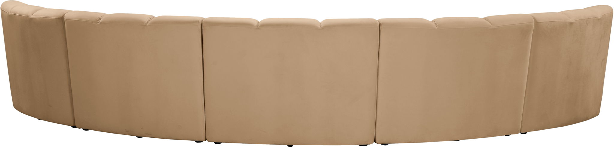 Infinity - 5 Piece Modular Sectional - Camel - Simple Home Plus