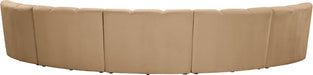 Infinity - 5 Piece Modular Sectional - Camel - Simple Home Plus