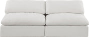 Comfy - Linen Modular Armless Sofa 2 Seats - Simple Home Plus