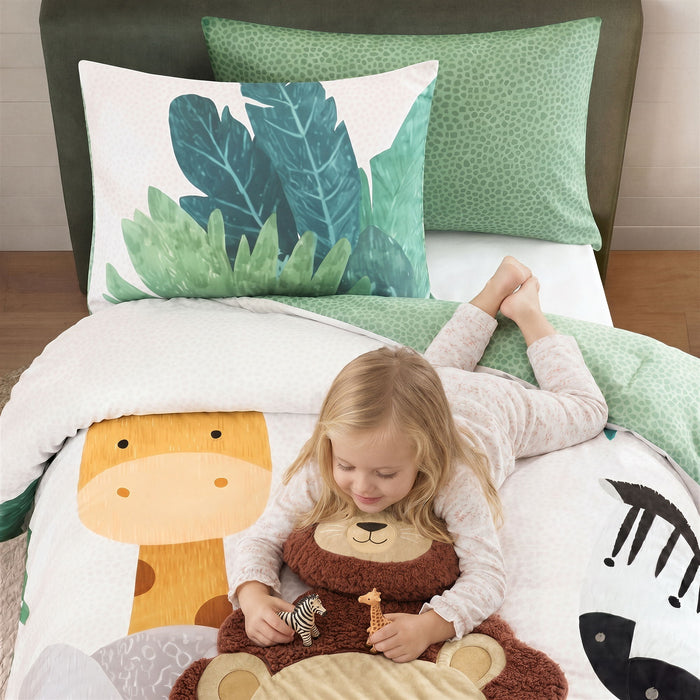 Safari - Twin Comforter Set - Green