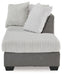 Clairette Court - Raf Corner Chaise - Alloy - Simple Home Plus