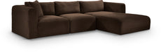 Shaggy - 3 Piece Modular Sectional - Simple Home Plus