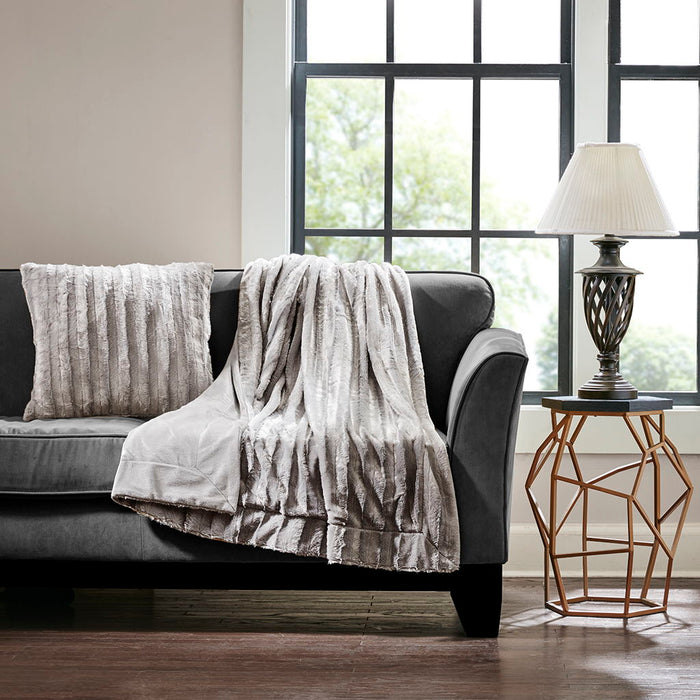 Duke - Square Pillow - Gray - Simple Home Plus