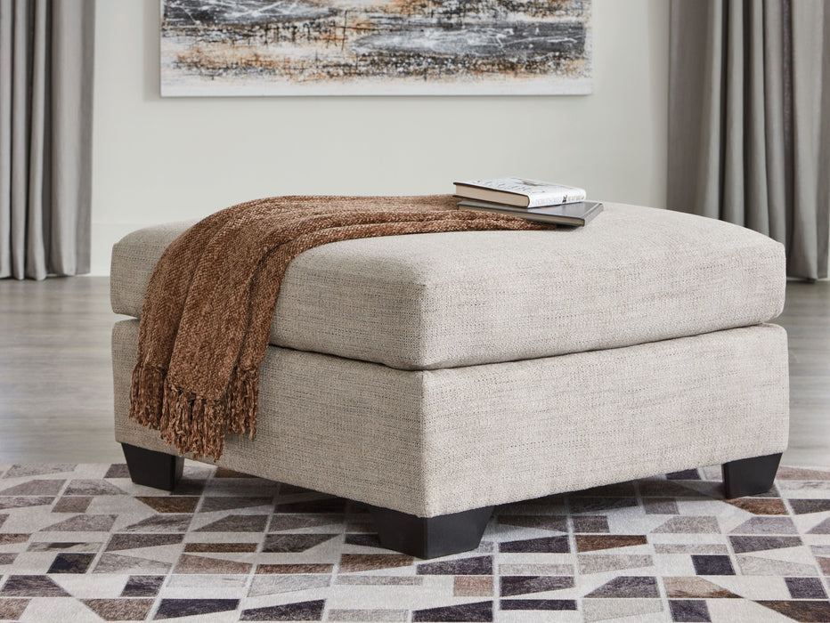 Mahoney - Oversized Accent Ottoman - Simple Home Plus