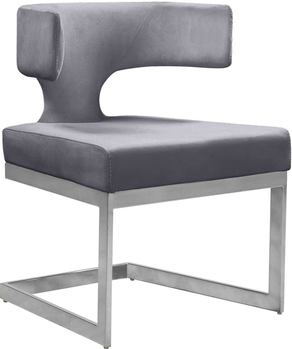 Alexandra - Dining Chair with Chrome Legs - Simple Home Plus