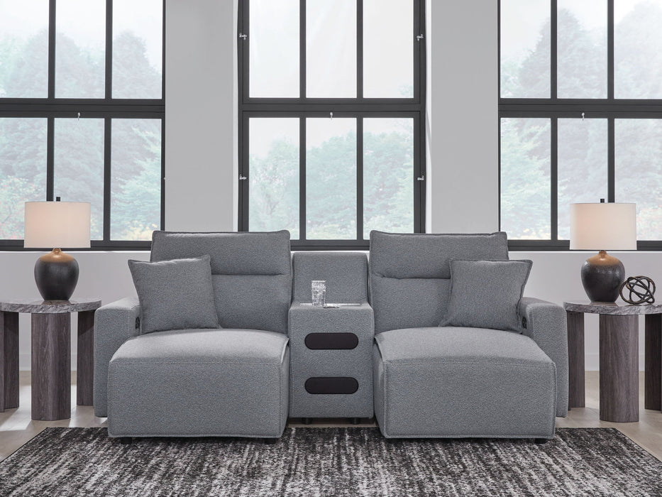 ModMax II - Salt And Pepper - Reclining Sectional - Simple Home Plus