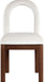 Conrad - Velvet Dining Chair With Brown Legs - Simple Home Plus