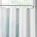 Norah - Printed Floral Shower Curtain - Aqua - Simple Home Plus