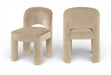 Celine - Velvet Performance Fabric Upholstered Dining Chair (Set of 2) - Simple Home Plus