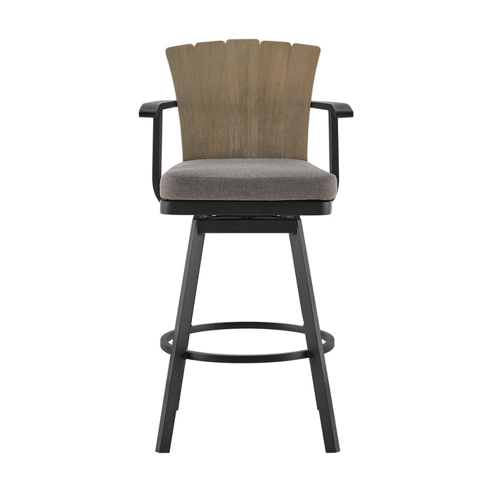 Hazel - Outdoor Patio Swivel Bar Stool - Simple Home Plus