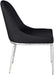 Ferro - Upholstered Dining Side Chair With Brushed Silver Legs - Simple Home Plus