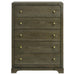 Gran Park - 5-Drawer Bedroom Chest Of Drawers - Dark Cocoa - Simple Home Plus